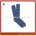 New Trend Funky Gray Blue Striped Dress Men's Socks/Custom Made Striped Men's Fashion Cashmere Dress Socks Shell-DS04